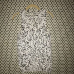 ASTR Patterned High Neck Top